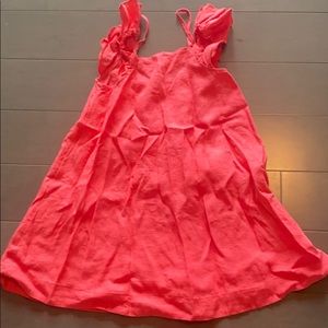 Linen petit bateau dress